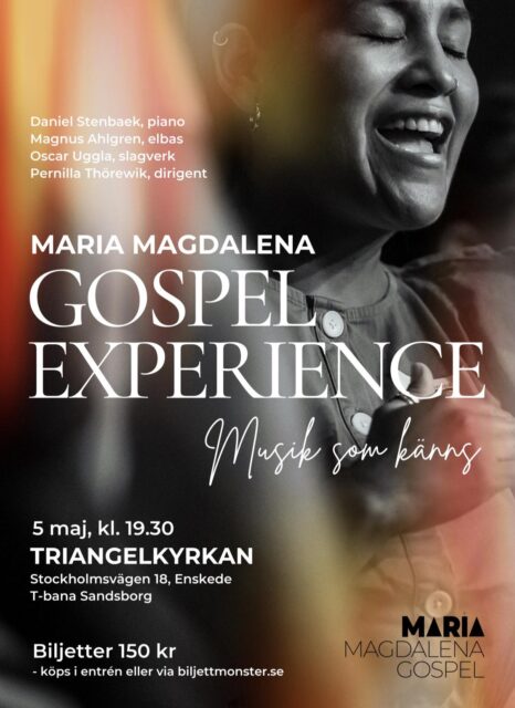 Konsert med Maria Magdalena Gospel